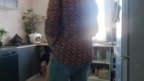 Coquette and Brad's Intimate Kitchen Encounter: A Real Couple's Playful Adventure