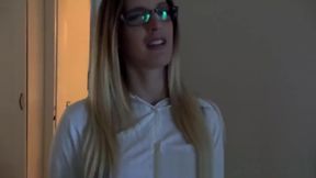 Nerd smalltits teen 18+ Lexi Bloom fucked