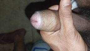 Black cock in bathroom with white water