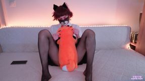 Pantyhose With Skirt And Feet Teasing For Your Fap Fap Evening