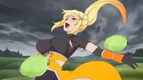Megumins Fiery Pleasure Unleashed with Kazuma in Konosuba Magic Heat