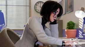 Big Ass Babe Is Stretched Hard by Dominant Futa &amp; Left Dripping After Anal Creampie