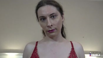 RUSSIAN TGIRLS - Busty Witch Serves a Sexy Pink Tease