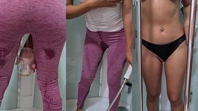 pissing for a fan - he requested a custom video - i love to pee clothed!