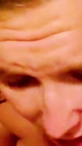 My 55m photographer seduces me sucking my big tits so I sucked his giant cock giving him the best blowjob and he came twice!