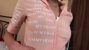 Fiery red-haired teen Stephanie Santillan deepthroats huge cock