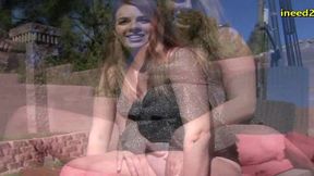 lily calloway locked out wetting her panties