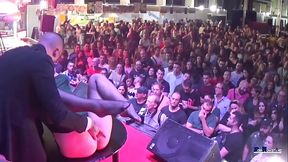 Spanish MILF partying hard with big cock and big boobs