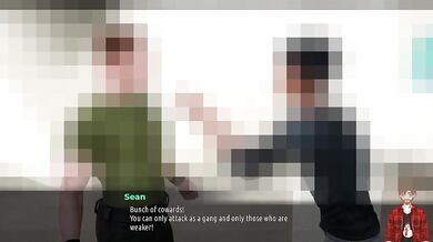 MILFs of Sunville gagging on that juicy joystick in 3D visual novel