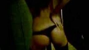 Hot and skanky Bulgarian teen in sexy panties fucking in the bathroom