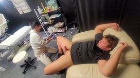 I&#039;m Sitting in the Waiting Room and Looking at the Lady, I&#039;m Getting Excited, I Start Jerking off, S