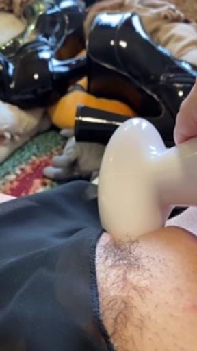 Nun Fucks MASSIVE Crucifix Cock &amp; Clit Sucker