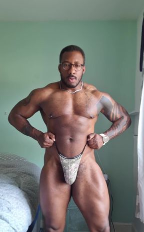 Raw Clip Posing in a Thong