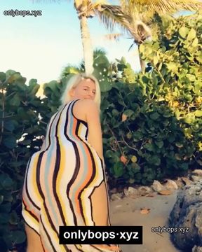 Celebrity teen shares amateur tiktok video