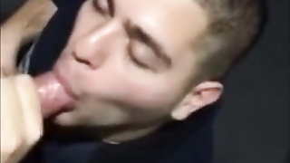 Buddy blows me and I unload all over his face 3