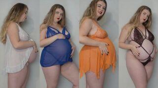 Pregnant Lingerie Modelling