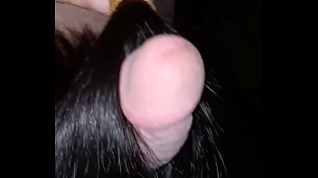 Hairjob toy feels good on my penis