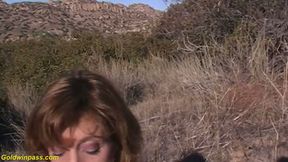 Monster tit milf picked up for outdoor fucking