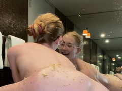 European amateur redhead masturbates on webcam