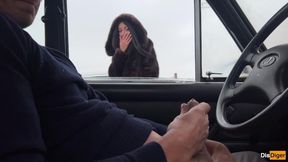 Katty West - Stranger Gave Me A Handjob Through The Car Window On Public Parking