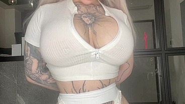 Spying on my Step Sister Hard Fucking Herself in Different Positions and Cums