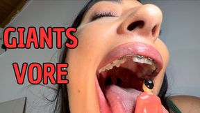 Devouring my tiny boyfriend inside my hot dog