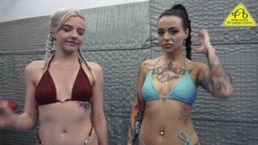 Blonde Gabie vs Tynessa Belle