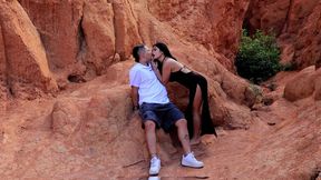 Outdoor Sex! a Cute Colombian in the Middle of the Desert Until I Make Her Come