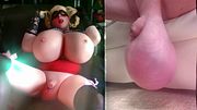 Crossdresser Big Saline Balls Solo Compilation of myself Happy Music Swinging Balls Heavy Real Futanari Balls Biggest Ever Blonde Cumslut Sissy