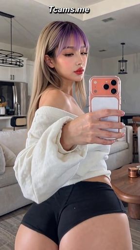 TsLilac Mirrorfie Ass Display