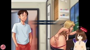 Summertime saga FHD #47 - Fucking my mother in law and i cum inside - Jazziuu - Gameplay