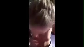 Chubby girlfriend cums on cock