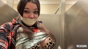 Bondage hidden in the shopping mall! (1080p)