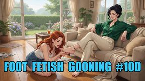 Foot Fetish Gooning #10D: Divine Sole Trance Overload (Animated, Music, Text)