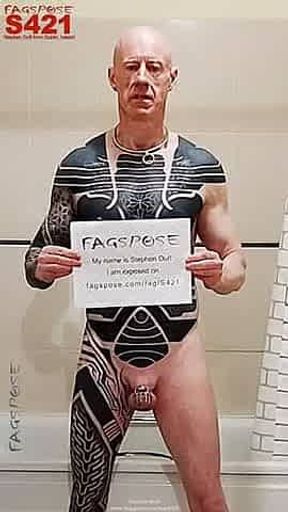 Stephen Duff from Dublin wants to be exposed as a gay faggot slave with Fagspose fag-id S421