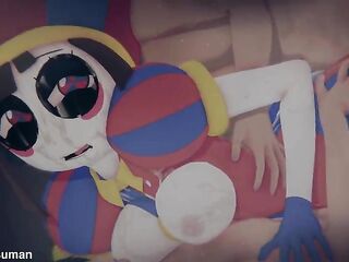[FORTNITE x TADC] - POMNI "TRAPPED IN THE LOOP": Tied Up Digital Beauty & Hardcore POV Spitroast (4K/60FPS) - (異世界ピエロわからせ)