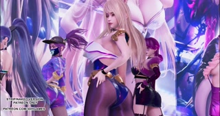 [MMD] Dalshabet - Joker Ahri Akali Kaisa Evelynn Seraphine KDA Sexy Kpop Dance 4K League of Legends