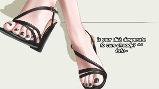 2B wants to turn you into a pussyfree virgin JOI(femdom, feet, facesitting, humiliation)