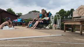 BTS Video or Riann and Lizzie's Feet