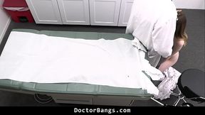 Shy teen Michelle gets a big dick in the clinic