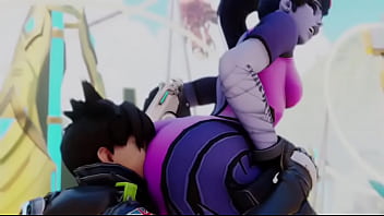 Tracer Eating Widowmaker'_s ass