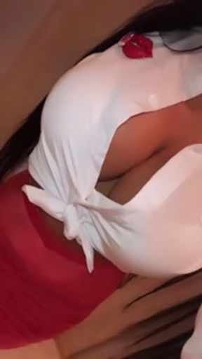 Lara Frost in a secretary costume. ( full video on Onlyfans)