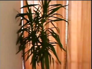 Hot bitch golden-haired in astonishing trio