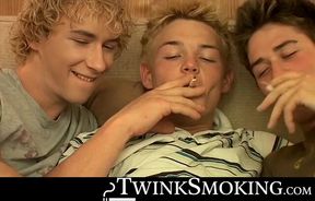 Young Shane Allen spreads asshole for an erotic double penetration