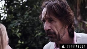 PURE TABOO Broke &amp; Desperate Student Aiden Ashley Accepts Teacher's Creepy Stepdad's Job Offer