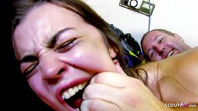 Step father fucks his step daughter Claudia girlfriend during a private shooting