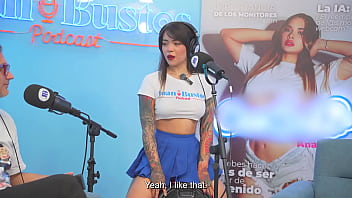 MarieJane LATINA tattooed amateur discovers SQUIRT on her first time - Juan Bustos Podcast