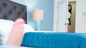 ”Horny transgender Aspen Brooks is fucking that man in the butt”