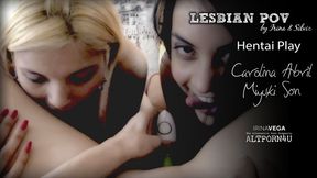Lesbian POV Hentai Play - 1080p