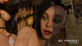 futanari taryn claims her toy in desert wreckage shelters – rough desert domination